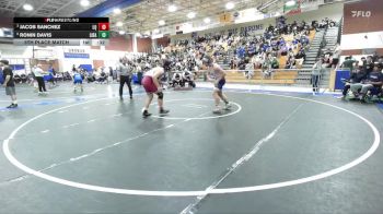 190 lbs 5th Place Match - Jacob Sanchez, La Quinta L (La Quinta) vs Ronin Davis, Liberty (Bakersfield)