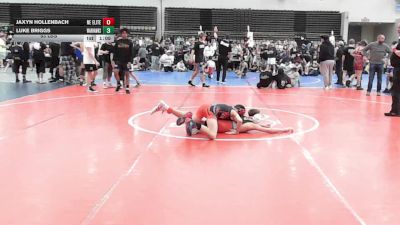 93 lbs Rr Rnd 5 - Jaxyn Hollenbach, Nebraska Elite - MSE vs Luke Briggs, Warhawks Wrestling Inc. - MSE