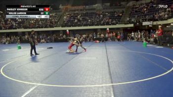 115 lbs Cons. Round 1 - Paisley Johnson, North East Iowa Wrestling Club vs Khloe Larson, St. Croix Falls