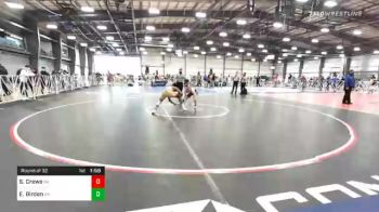 138 lbs Prelims - Sean Crews, GA vs Ethan Birden, OH