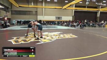 165 lbs Cons. Round 4 - John Conover, Case Western Reserve vs Calvin Cai, Case Western Reserve