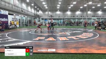 75 lbs 7th Place - Jude Pratt, Intense Wrestling Club vs Madeline Hazelett, Elite Athletic Club Stars