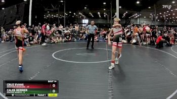 84 lbs Round 4 (8 Team) - Cruz Evans, Backyard Brawlers vs Caleb Berrier, Dueling Bandits