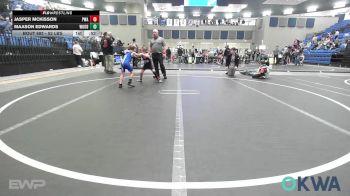 52 lbs Consi Of 4 - Jasper McKisson, Perry Wrestling Academy vs Maason Edwards, Woodward Youth Wrestling
