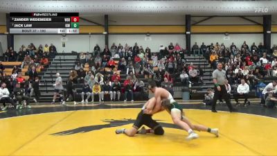 190 lbs Quarterfinal - Zander Wedemeier, Waverly-Shell Rock vs Jack Law, Iowa City, West