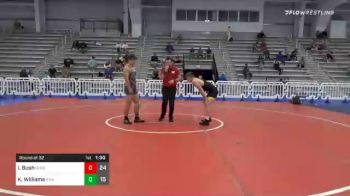 182 lbs Prelims - Ian Bush, Quest School Of Wrestling Black vs Kage Williams, Roundtree Wrestling Academy Black