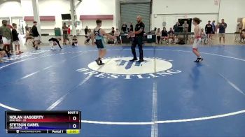 125 lbs Semis & 1st Wrestleback (8 Team) - Nolan Haggerty, Ohio Red vs Stetson Gabel, Colorado