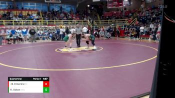 182 lbs Quarterfinal - Bray Emerine, Floyd Central vs Kevin Acton, Vincennes Lincoln