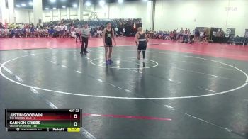 144 lbs Round 1 (6 Team) - Justin Goodwin, The Firemen Blue vs Cannon Cribbs, Venice Warriors