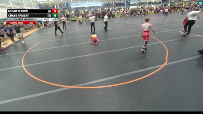 113 lbs Champ. Round 2 - Micah Blaker, Unattached vs Chase Ramsay, Unattached