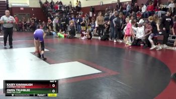 J-16 lbs Cons. Round 1 - Owen Trumblee, Indee Mat Club vs Kasey Kavanaugh, Alburnett Mat Pack