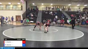 132 lbs Round 5 - Rylin Beatty, Greater Heights Wrestling vs Madeline Barton, Purler Wrestling Academy