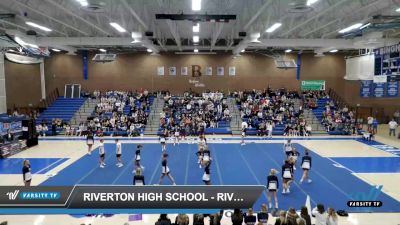 Riverton High School - Riverton High School [2022 Coed Varsity Show Cheer Advanced - Small Day 1] 2022 USA Utah Regional I