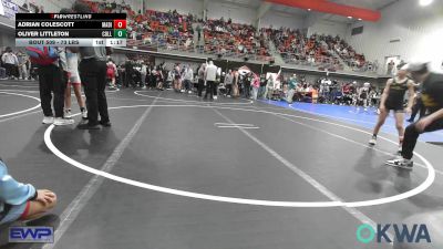 73 lbs Semifinal - Adrian Colescott, Madill Takedown vs Oliver Littleton, Collinsville Cardinal Youth Wrestling