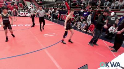 100 lbs Quarterfinal - Maverick Totten, Cleveland Take Down Club vs Brayten Covey, Wolfpak Wrestling