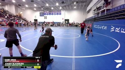 53 lbs Champ. Round 1 - Gabe Arias, Windy City Wrestlers vs JcKsen Blackburn, Glenrock Wrestling Club