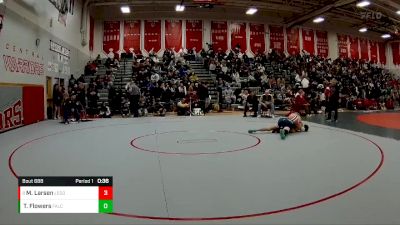 132 lbs Cons. Round 4 - Miles Larsen, Legend vs Talon Flowers, Falcon