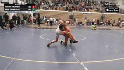 133 lbs Consi Of 16 #1 - Jordan Villareal, UNATT-Pittsburgh vs Sean Garretson, Unrostered NAPS
