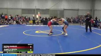 127 lbs Round 2 (6 Team) - Alyssa Randles, Idaho vs Isabella DeVito, Pennsylvania Red