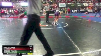 G - 107 lbs Semifinal - Brooke Yeadon, Glacier (Kalispell) Girls vs Kaylee LaPier, Butte Girls