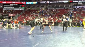 2A-190 lbs Quarterfinal - Brent Yonkovic, West Delaware, Manchester vs Parker Moritz, Garner-Hayfield/Ventura