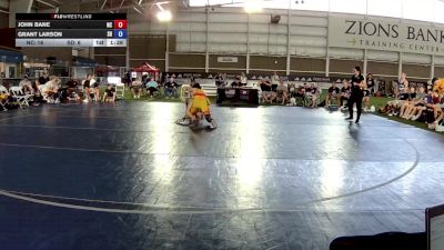 165 lbs John Bane, North Carolina vs Grant Larson, South Dakota