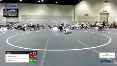 85 lbs Rr Rnd 5 - Eli Sandoval, Gold Rush Wrestling vs Kayden Rands, Michigan Premier WC - (B)