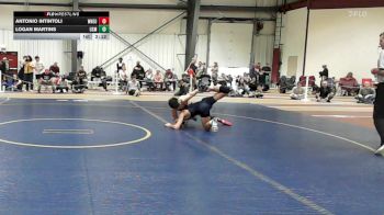 133 lbs Consi Of 8 #1 - Antonio Intintoli, Western New England vs Logan Martins, Southern Maine