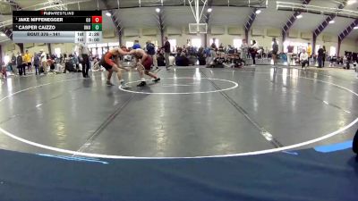141 lbs Semifinal - Jake Niffenegger, Gannon University vs Casper Caizzo, Ohio Northern Univerity