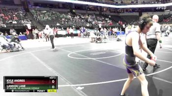 106 Class 2 lbs Champ. Round 1 - Landon Lane, St. Michael The Archangel Catholic vs Kyle Andres, Affton