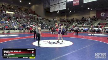 5A 100 lbs Quarterfinal - Bailey Doss, Van Buren vs Madeleine Aguiluz, El Dorado