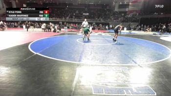 157 lbs Champ. Round 1 - Kaden Martinez, Ponderosa vs Kyle Fong, Franklin (Elk Grove)