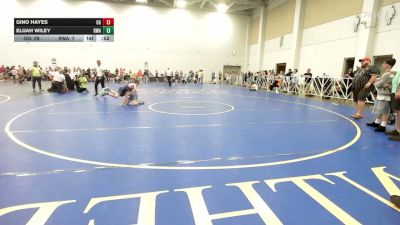 90 lbs Rr Rnd 3 - Gino Hayes, Ohio Gold - EL vs Elijah Wiley, Roundtree Wrestling Academy - EL