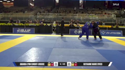 Ruthanne Marie Sykes vs Amanda Lynn Cundiff-Drouse 2025 Pan Jiu Jitsu IBJJF Championship