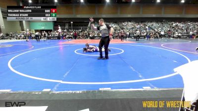 92 lbs Round Of 16 - William Wallers, RAWC vs Thomas Starr, Gold Rush Wrestling Academy