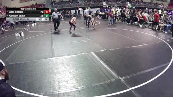 85 lbs Cons. Round 4 - Karson Leisy, Alliance Wrestling Club vs Liam Combs, Pioneer Wrestling Club