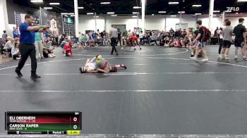 84 lbs Round 4 (8 Team) - Eli Oberheim, Team Gotcha - 1 vs Carson Raper, Ohio Gold