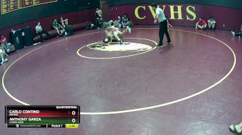 108 lbs Quarterfinal - Anthony Garza, Clovis High vs Carlo Contino, Empire