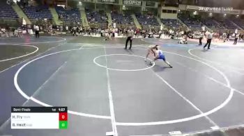 66 lbs Semifinal - Hayden Fry, Team Aggression vs Brahnan Heidt, Gorilla Wresting Club