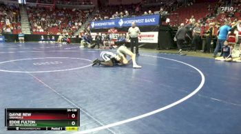 3A-138 lbs Cons. Round 2 - Dayne Rew, Urbandale vs Eddie Fulton, Des Moines Roosevelt