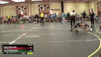 82 lbs Quarterfinals (8 Team) - Jack Famularo, The Hunt vs Ryan Kowalczyk, Olympia National Team