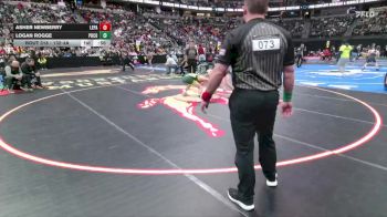 132-4A Cons. Round 3 - Asher Newberry, Lewis-Palmer vs Logan Rogge, Pueblo County
