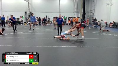 120 lbs Round 7 (8 Team) - AJ Spang, Bandits vs Devin Connelly, Savage WA White