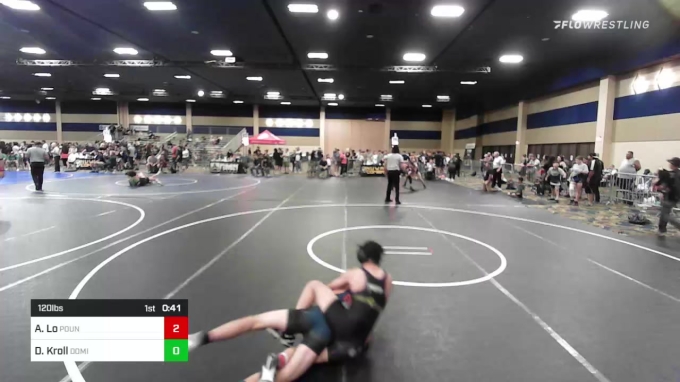 120 lbs Consi Of 64 #2 - Arthur Lo, Pounders WC vs Daniel Kroll ...