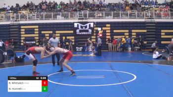 145 lbs Consolation - Brendan Whitlatch, Parkersburg-WV vs Noah Hunnell, Elizabeth Forward