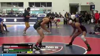 113 lbs Champ. Round 1 - Maddox Herrera, Esperanza vs Eddie Medel, Western