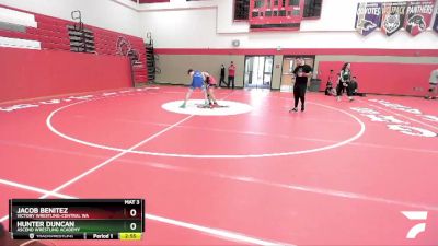 125 lbs Round 1 - Jacob Benitez, Victory Wrestling-Central WA vs Hunter Duncan, Ascend Wrestling Academy