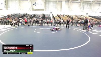 75 lbs Cons. Round 4 - Jayce Carter, Malone Wrestling Club vs Colton Morela, Purple Eagles Wrestling