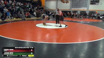 N-18 lbs Round 2 - Owen Senk, LMWC vs Jaxon Bitz, Hammerin Hawks