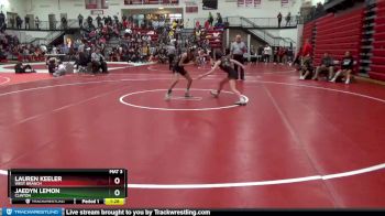 100 lbs Round 3 - Jaedyn Lemon, Clinton vs Lauren Keeler, West Branch